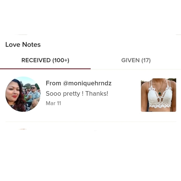 Off white scalloped adjustable strap bralette - Picture 3 of 5